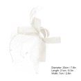 thumbnail image 4 of Boda Mujer Net Mesh Nupcial Cara Velo Sombreros Novias Tocado Accesorio para el cabello (Beige), 4 of 8