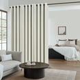 thumbnail image 3 of Top Finel Grommet Top Blackout Curtains, Birch, 52" x 96", 2 Panels, 3 of 16
