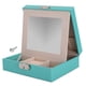 thumbnail image 4 of Caja para joyería Nikou de PU portátil 18 x 16 x 6,2 cm, 4 of 9