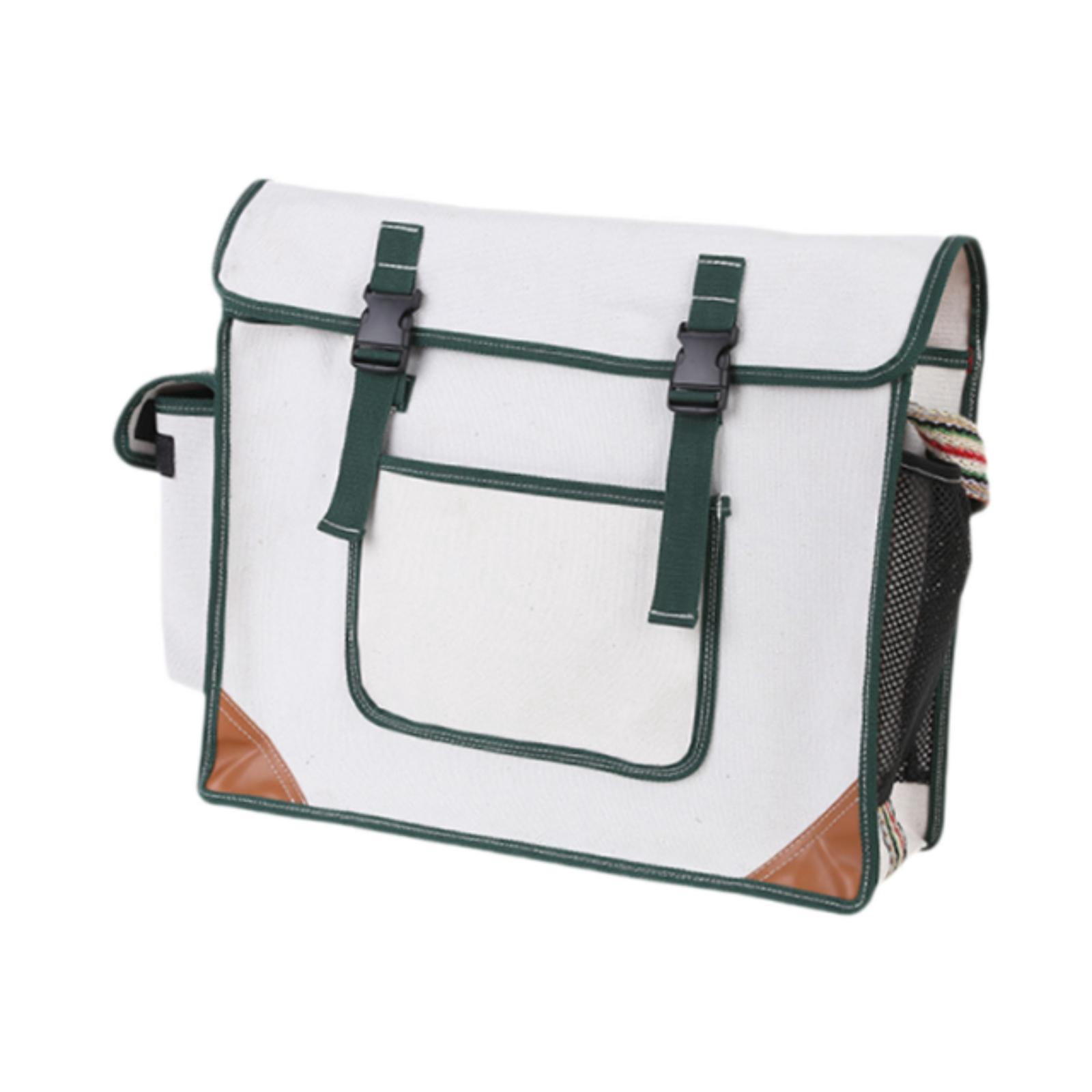 colaxi Canvas Tool Bearing Bags -tools Bag Multi -purpose Portable Waterproof Tool Pocket Equipment Pocket for The Office for The White