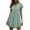 Mint Green#cover ups for women#24, variant on Womens T Shirts Dresses Collar V Neck Long Tops Cap Sleeve Long Tunic Daily Wear Spring Summer Coverup Top 2026 Blue L
