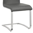 thumbnail image 4 of Leatherette Dining Chair with Breuer Style Set of 4 Gray, 4 of 5