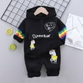 thumbnail image 3 of Tisuna Fall Outfit Set For Kids Boys Breathable Graphic Print Long Sleeve Crewneck Tops And Pants 2 Pieces Clothes Set For Children Casual Wear Size 18-24 Months, 3 of 3