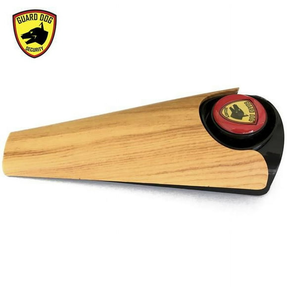 Guard Dog Security AL-GDDS1000W Woodgrain Door Stop Wedge Alarm