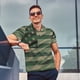 thumbnail image 4 of Fotbe Jungle Green Camo USA Flag Camiseta Polo de Golf para Hombre con Estampado – Camisa Deportiva Transpirable con Cuello Abotonado-Small, 4 of 6