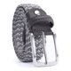 thumbnail image 2 of Minnieouse Cinturón trenzado Mujeres Hombres Pantalones Cintura Ropa decorativa Cintura Banda Casual Holeless Pin Hebilla Correa de nylon Transpirable Cinturones gris y gris oscuro Minnieouse AP012253-06, 2 of 6