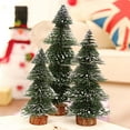 thumbnail image 3 of Merry Christmas New Ornaments For Indoor Or Outdoor 15cm PVC Ipped In Snow Flocking Pagoda Tree Table Top Window Display, 3 of 18