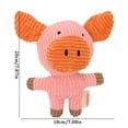 thumbnail image 2 of Durable Squeaky Dog Toys - Plush, with Squeaker & Crinkle Paper - for All - Sized Dogs, Reduces Boredom, 2 of 3
