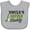 AC-Heather Grey, variant on Inktastic Uncles Little Caddy with Golf Club and Ball Boys or Girls Baby Bib