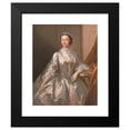 thumbnail image 2 of Thomas Frye 20x24 Black Modern Framed Museum Art Print Titled - Mrs. Wardle (1742), 2 of 5