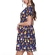 thumbnail image 2 of Balery Gnomes And Houses Vestidos sueltos de manga corta para mujer, vestidos de verano 2025, vestidos casuales de corte A con vuelo., 2 of 6