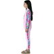 thumbnail image 4 of Odeerbi 0-13 Años Niñas 2 Piezas de Manga Larga Con Capucha Rash Guard Conjunto Hawaiano Floral Upf 50 + Traje de Baño Seco Rápido Con Leggings de Baño, 4 of 6