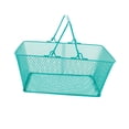 thumbnail image 5 of Shopping Basket Iron Grocery Carry Basket Portable Wire Mesh Large Capacity for Retail Store Bar Home, 5 of 9
