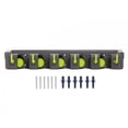 thumbnail image 1 of Soporte organizador de escobas AGBOX Gris y Verde Multifuncional 2,75 kg, 1 of 4