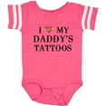 thumbnail image 3 of Inktastic I Love My Daddy's Tattoos Boys or Girls Baby Bodysuit, 3 of 5
