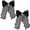 Black, variant on 2Pcs Large Hair Bow Clips, Silk Yarn Ribbon Bow Hair Barrette for Women, Elegant Long Tail Bowknot French Hair Accessories for Wedding, Parties, Festivals