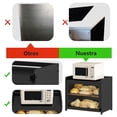 thumbnail image 3 of Panera para Pan para Encimera de Cocina, Exhibidor Vitrina para Pan 2 Capa, Caja de Pan con Ventana Transparente de Visualización, Panera de Metal, Organizador de Cocina, Frutas y Verduras, 3 of 7