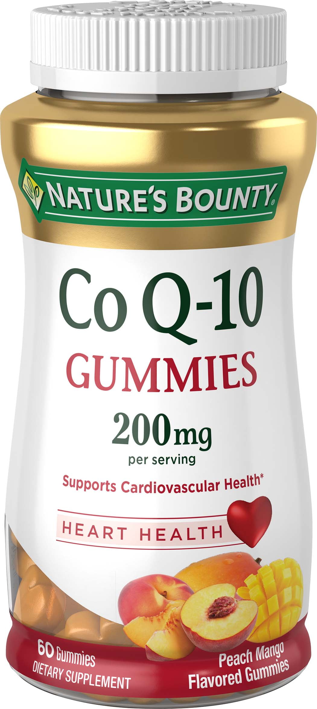 Nature's Bounty CoEnzyme Q10 Supplements, 200 mg Gummies, 60 Count