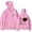 Pink, variant on Peso Pluma Hoodies Autumn Winter Long Sleeve Hip Hop Pullover Cosplay Sweatshirt