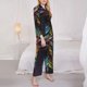 thumbnail image 3 of Balery Dragon with Colorful Tail Conjunto de Pijama con Estampado para Mujer, Conjunto de Dos Piezas con Manga Larga, Ropa de Dormir Suave con Bolsillos, Pijamas Cómodos-Large, 3 of 7
