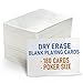 thumbnail image 3 of LotFancy Blank Playing Cards, 180PCS, Dry Erase, Reusable Flash Cards to Write on, DIY Vocabulary Study Cards, Learning Cards, Game Cards, Message Card, Gift Card, Glossy Finish, Poker Size, 3 of 3