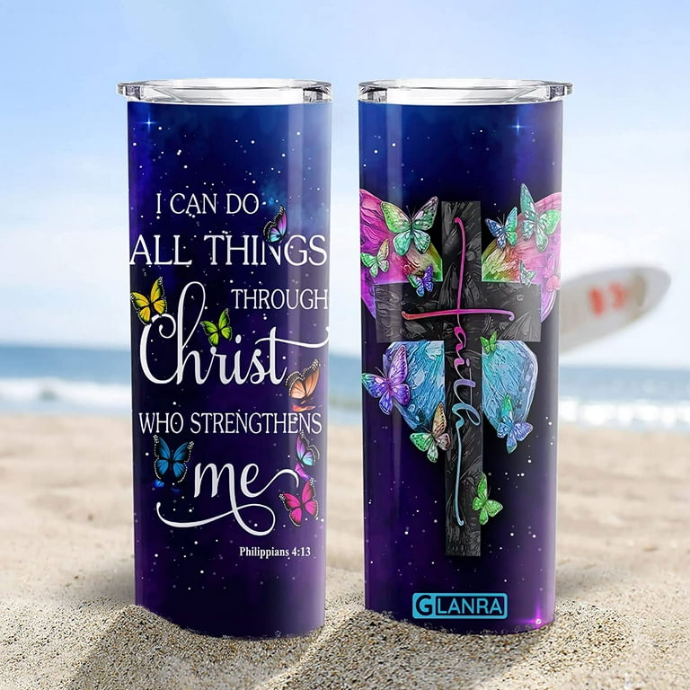 Christian Art Gifts Best Mom Ever Stainless Steel Navy Blue Camp