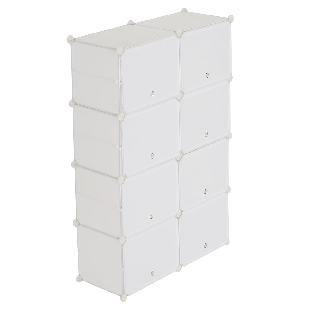 7-Tier Portable 28 Pair Shoe Rack Organizer 14 Grids Tower Shelf,White -  Bed Bath & Beyond - 33366118