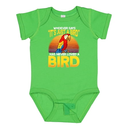 

Inktastic Parrot Funny Bird Lover Gift Boys or Girls Baby Bodysuit