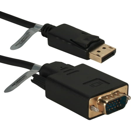 QVS DPVGA-15 15 ft. DisplayPort to VGA Video Cable