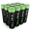 thumbnail image 1 of Batería solar recargable AAA Kruta 1100mAh 1.2V (paquete de 12), 1 of 9