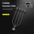 thumbnail image 3 of Cable Extensión Del Cable Divisor HUB 5 V Y 3 Pines para Placa Base (1 A 4), 3 of 6