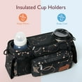 thumbnail image 3 of Momcozy Universal Stroller Organizer with Cup Holders Fits Strollers, Large Capacity for Baby Essentials, Starry Sky, 3 of 8