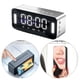 thumbnail image 3 of Espejo de escritorio Reloj despertador digital con Bluetooth de alta , puerto de carga USB para el hogar, sala de estar, dormitorio, - Plata Sunnimix Relojes de alarma, 3 of 8