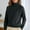 Black 12, variant on Turtleneck Sweater Women Chunky Long Sleeve Knitted Pullover Sweaters Oversized High Low Hem 2025 Fall Winter Trendy Jumper Top Light Brown 12