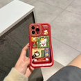 thumbnail image 2 of Cute Cartoon Anime Role Hello Kitty Invisible Bracket Phone Cases for IPhone 11 12 13 14 15 Pro Max Soft Anti-fall Protect Cover ZR, 2 of 7