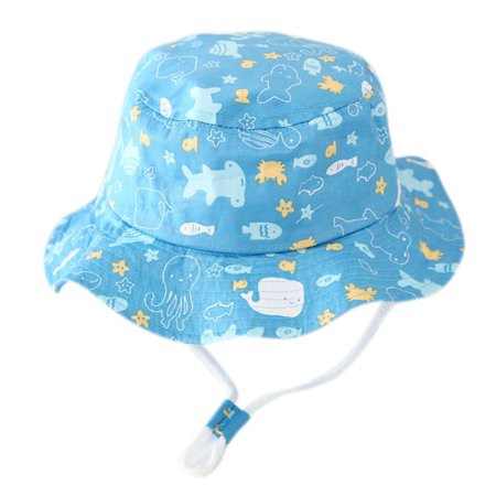

Baby Bucket Hat UPF 50+ Beach Baby Sun Hat Sun Protection Cute Wide Brim Summer Baby Boy Bucket Hats Toddler Sun Hats for Girl