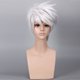 thumbnail image 3 of RV anime peluca plata blanco okantian pelo corto anti warp cospl, 3 of 5