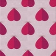 thumbnail image 1 of Ahgly Company Machine Washable Indoor Square Transitional Pink Violet Pink Area Rugs, 3' Square, 1 of 7