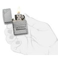thumbnail image 6 of Zippo Zippo Bolts Design High Polish Chrome Pocket Lighter, 6 of 8