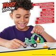 thumbnail image 3 of Ricky Zoom: DJ Rumbler Action Racer with Deluxe Bucket Arm Action Accessory – 3-inch Action Figure – Free-Wheeling, Free Standing Toy Bike for Preschool Play, 3 of 6