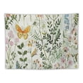 thumbnail image 5 of ONETECH  Floral Tapestry, Vintage Garden Plants Herbs Flowers Botanical Classic Design Art, Wall Hanging for Bedroom Living Room Dorm Decor,Reseda Green Beige, 5 of 6