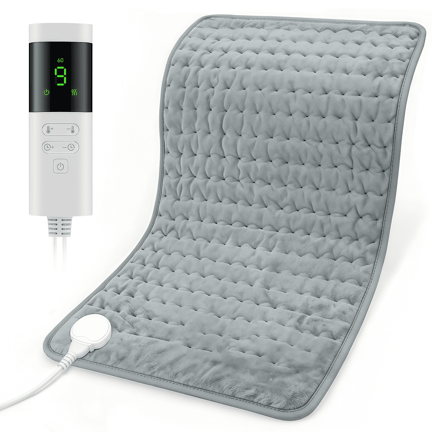 Gowinsee Heating Pad, for Back, Shoulders, Neck & Period Cramps, 9 Heat Settings, Rapid Heating, Intelligent timing