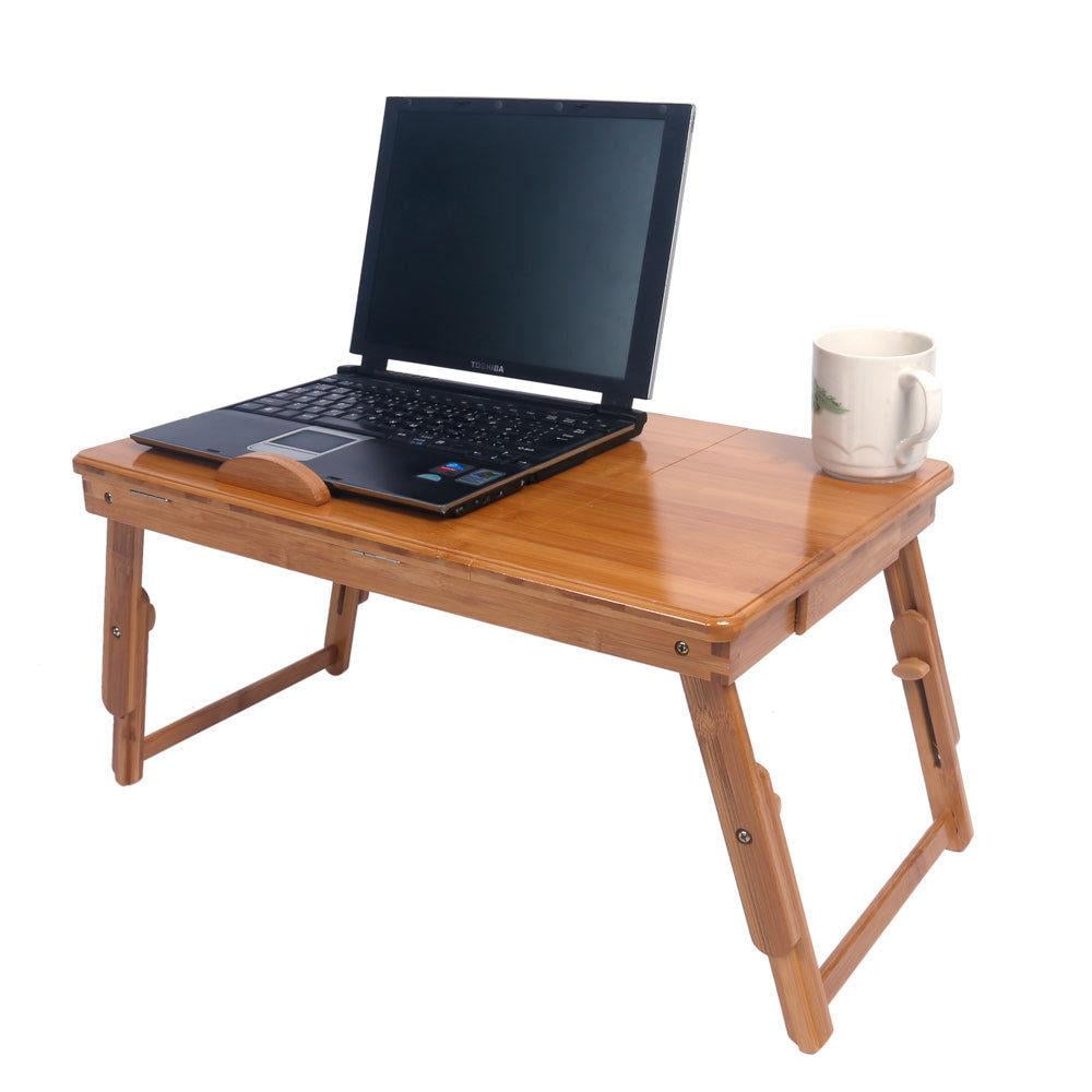 Ktaxon Bamboo Portable Laptop Notebook Desk Bed Tray Stand Foldable