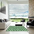 thumbnail image 6 of Ahgly Company Indoor Square Patterned Dark Forest Green Area Rugs, 6' Square, 6 of 6