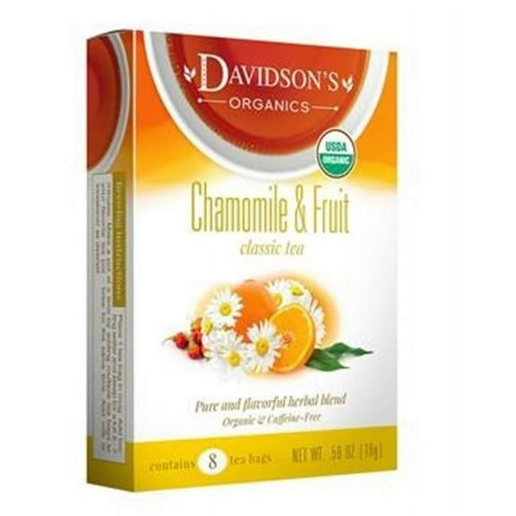 Davidsons Organics Single Serve Chamomile & Fruit Tea - 100 Count