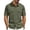 Army Green, variant on Work Shirts for Men Button Down Short Sleeve Shirt Regular Fit Button Up Work Shirts with Two Pockets,Army Green(XL)