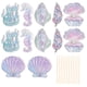 thumbnail image 4 of 12 Uds. De adornos para cupcakes de sirena, decoración temática de sirena, decoración para pastel de cumpleaños, 4 of 8