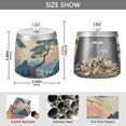 thumbnail image 2 of Yayeee Ashtray with Lid for Cigarette Smokeless Stainless Steel Home Ash Holder, Pine Tree Rainbow, 2 of 7