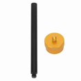 thumbnail image 1 of Tank Lamp Holder Aluminum Alloy 1/4 Thread Expandable Rod Flat Gas Tank Light Adapter for Camping Outdoor Use Black Gold, 1 of 5