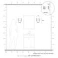 thumbnail image 6 of Livex Lighting - Petite - 1 Light Rectangular ADA Wall Sconce In Contemporary, 6 of 14